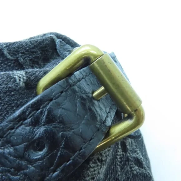 💎✨ DENIM ✨💎 LOUIS VUITTON X-LARGE HOBO MAHINA - Picture 16 of 17